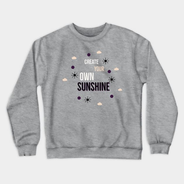 Make Your Own Sunshine Crewneck Sweatshirt by Artistic Design